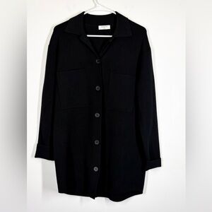 Babaton Black Oversized Cardigan Sweater